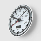 "White Speedometer" design wall clocks Ronde Klok (Hoek)