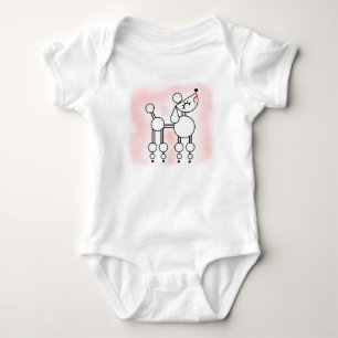 White Speelgoed Podle Baby Bodysuit en uit één stu