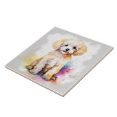 White Speelgoed Podle Waterverf Tegeltje (Zijkant)