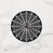 White Spider Web en Black Spider Halloween Confetti (Kleine voorkant)