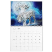 White Spirit Animals Art Agenda 2014 Kalender (Mar 2027)