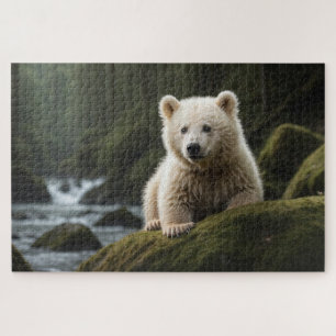 White Spirit Beer Cub Wildlife Art Legpuzzel