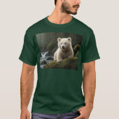 White Spirit Beer Cub Wildlife Art T-shirt (Voorkant)