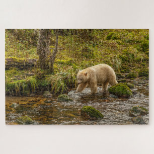 White Spirit Beer Hunts for fish on Riordan Creek Legpuzzel