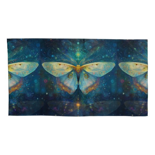 White Spirit Moth Kussensloop (Achterkant-Rechts)