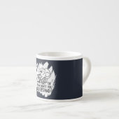 White Splash Funny Cat Quote Espresso Kop (Voorkant rechts)