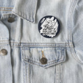 White Splash Funny Cat Quote Ronde Button 5,7 Cm (In situ)