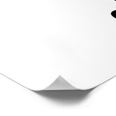 White Spooky Halloween Baby shower Momosa Bar Poster (Hoek)