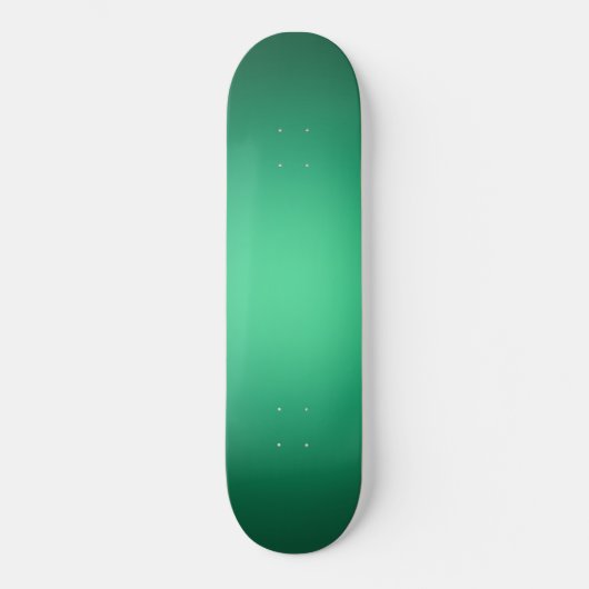 White spot-on-green persoonlijk skateboard (Voorkant)