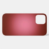 White spot-on red Hoesje-Mate iPhone case (Achterkant (horizontaal))