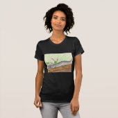 White Spotted Gray Salamander T-shirt (Voorkant volledig)