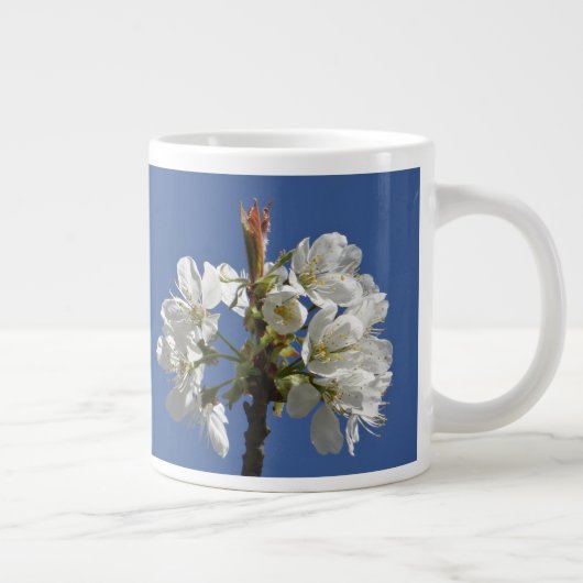 White Spring Bloom Grote Koffiekop (Rechts)