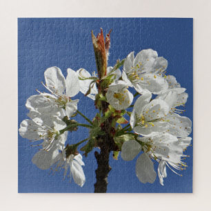 White Spring Bloom Legpuzzel