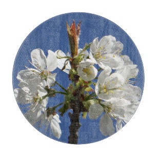 White Spring Bloom Snijplank