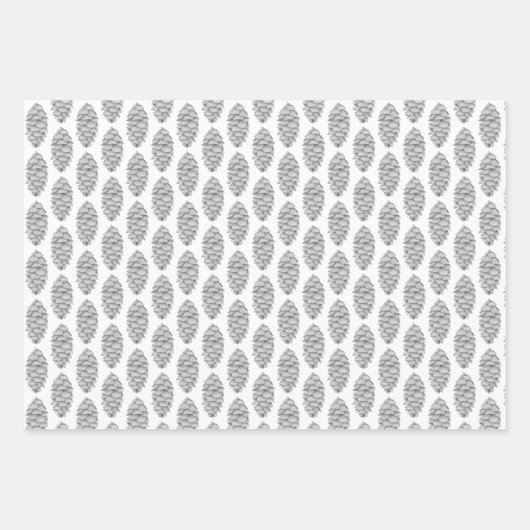 White Spruce Cone 3-Pack inpakpapier (Voorkant)