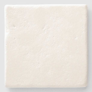 White Square Limestone Onderzetter