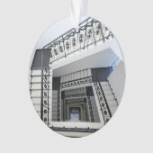 White Square Staircase Ornament (voorkant)
