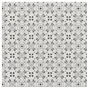 White Squire Lace Like Patten stof