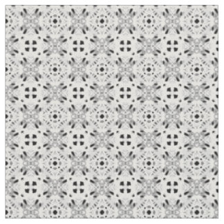 White Squire Lace Like Patten stof