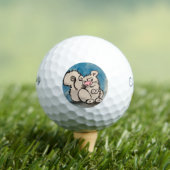 White Squirrel golfbal Golfballen (Insitu Shirt)