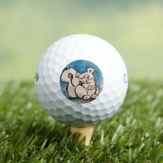 White Squirrel golfbal Golfballen (Insitu Shirt)