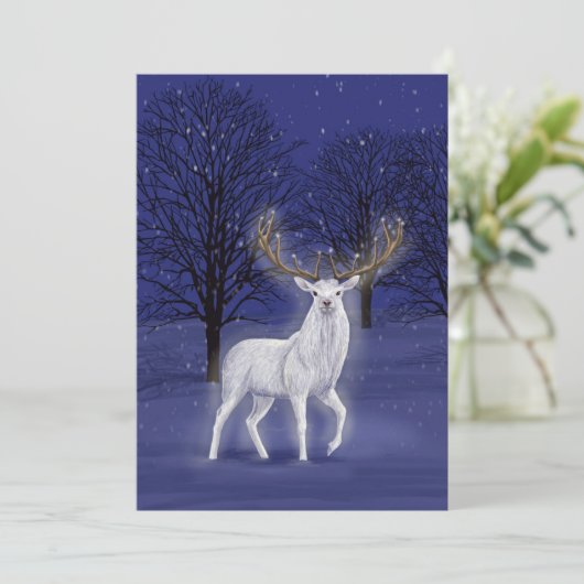 White Stag card Kaart (Staand voorkant)