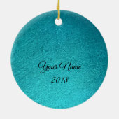 White Stag Ceramic Ornament (Achterkant)