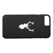 White Stag Head Case-Mate iPhone Case (Achterkant (Horizontaal))