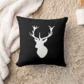 White Stag Head Kussen (Deken)