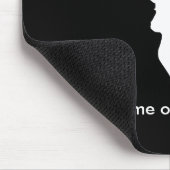 White Stag Head met Antlers Muismat (Hoek)