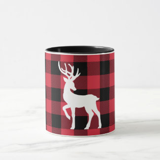 White Stag Red Buffalo Check Mok