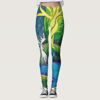 White Stag, Tree of Life Leggings