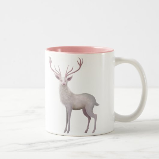 White Stag Tweekleurige Koffiemok (Rechts)
