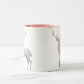 White Stag Tweekleurige Koffiemok (Center)