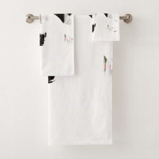 White Stallion Artwork Bad Handdoek (Insitu)