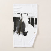White Stallion Artwork Bad Handdoek (Handdoek)
