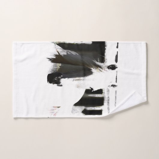 White Stallion Artwork Bad Handdoek (Handdoek)