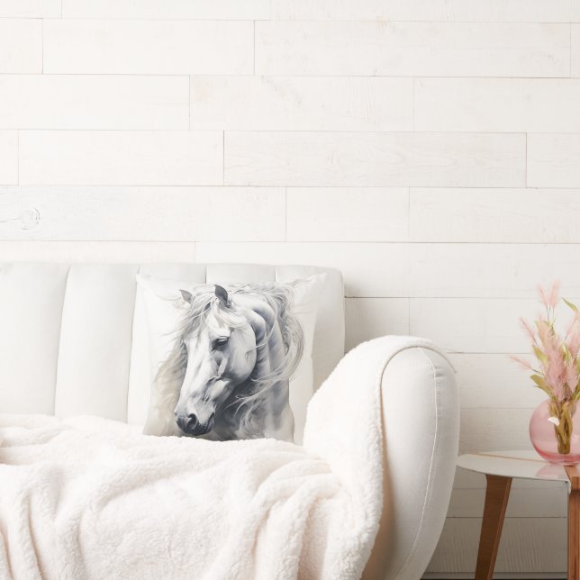 White Stallion Kussen (Bank)