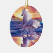 White Stallion Ornament (Rechts)