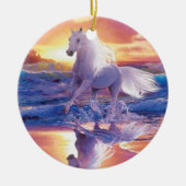 White Stallion Ornament (Voorkant)