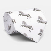White Stallion Stropdas (Opgerold)