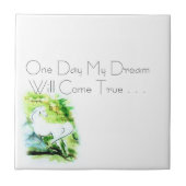 White Stallion Tegeltje (Voorkant)