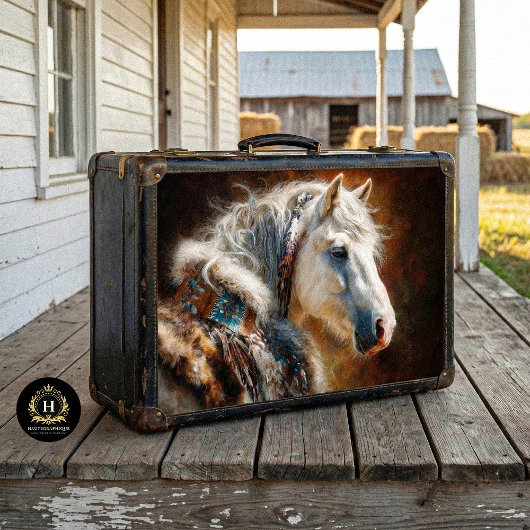 White Stallion Western Furniture Decoupage Tissuepapier