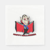 White Standard Luncheon Napkin/Vampire Servet (Voorkant)