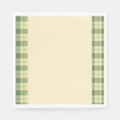 White Standard Luncheon Paper Napkins Servet (Voorkant)