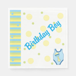 White Standard Luncheon Paper Napkins Servetten