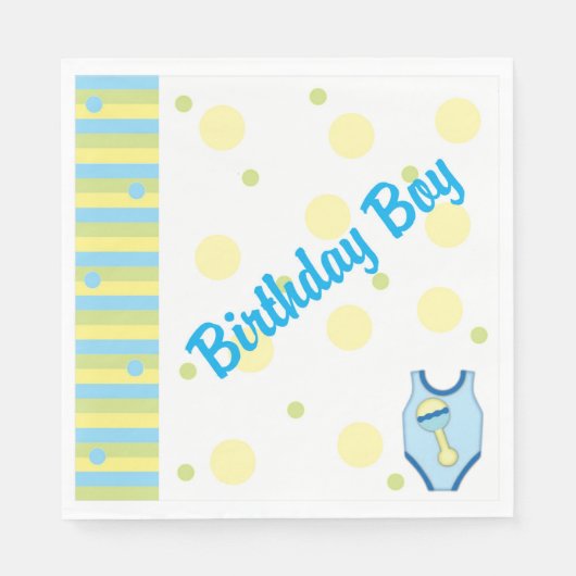 White Standard Luncheon Paper Napkins Servetten (Voorkant)