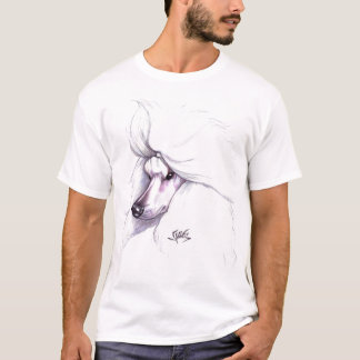 White Standard Poodle T-shirt