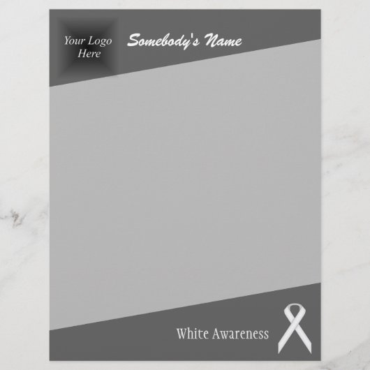 White Standard Ribbon door Kenneth Yoncich (Voorkant)