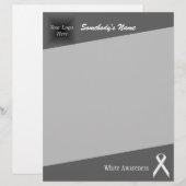 White Standard Ribbon door Kenneth Yoncich (Voorkant / Achterkant)